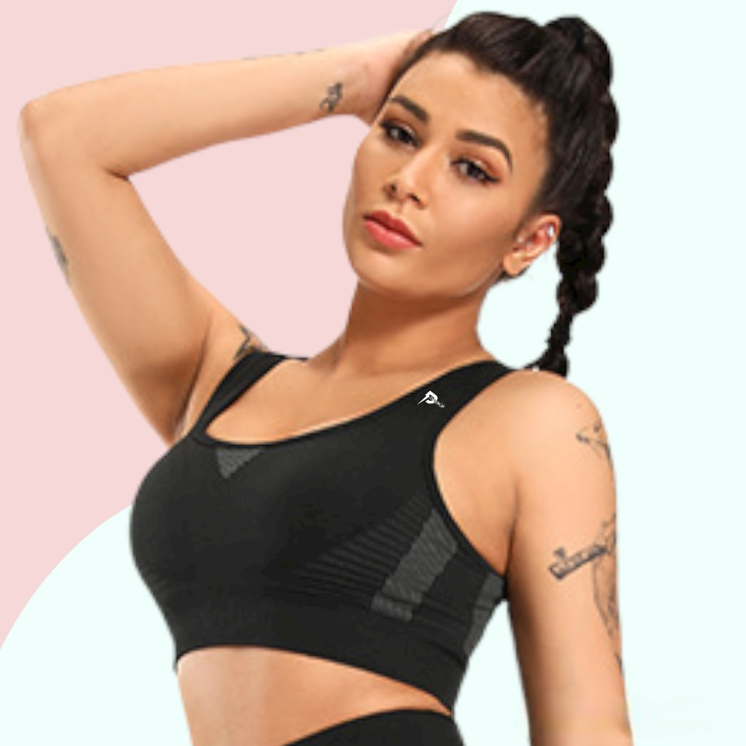 PowerUp Wear - Brassière de Sport Flawless Rembourrée Dos Najeur